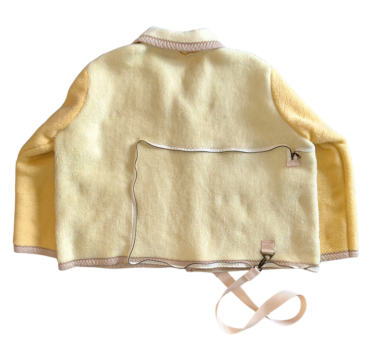 Buttercream Coat N Tote