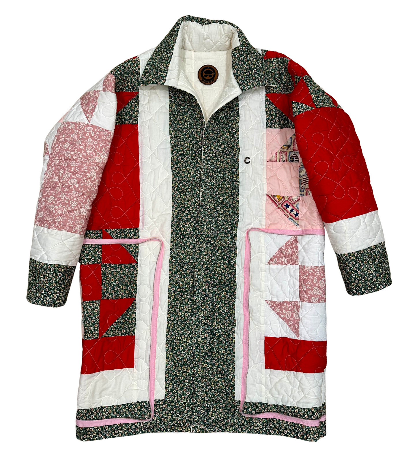 The Pinkcrest Quilt Trench Tote