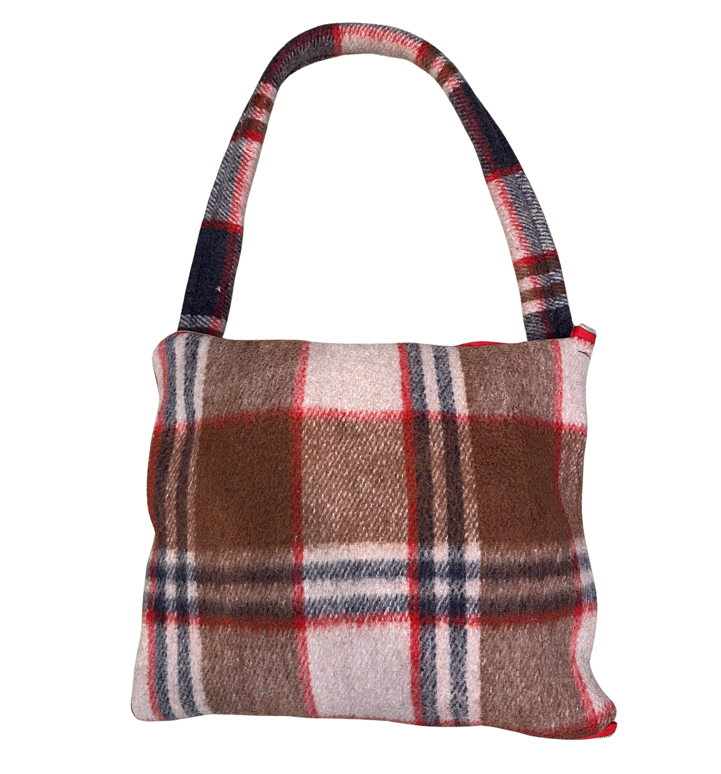 The Redline Fringe Plaid Coat