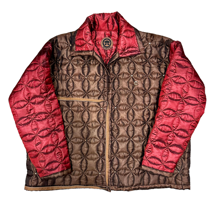The Crimson Alloy Quilt Coat N Tote