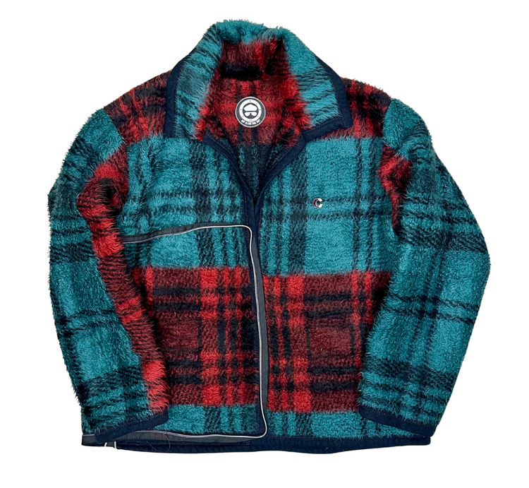 The Emberteal Plaid Coat N Tote