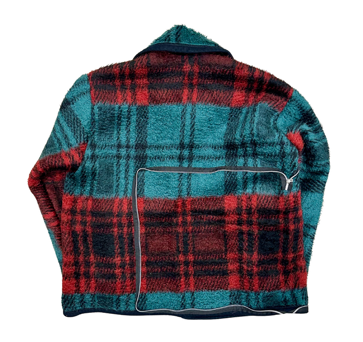 The Emberteal Plaid Coat N Tote
