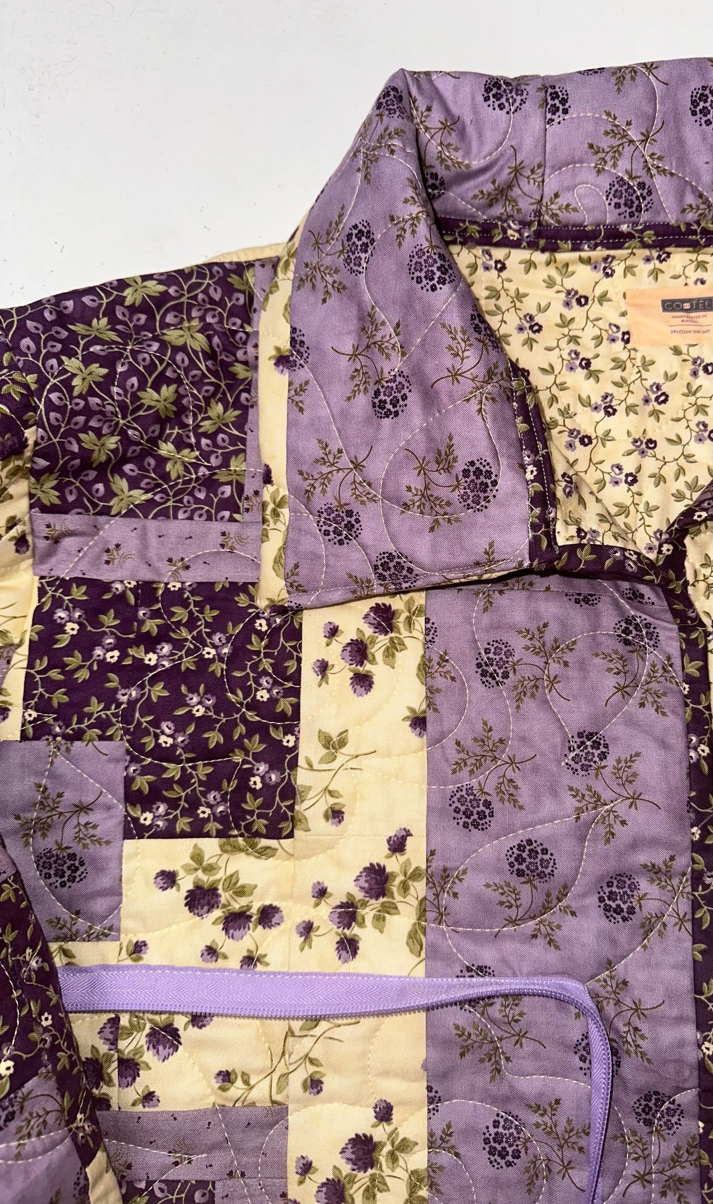 1of1 Lavender Patchwork Backet