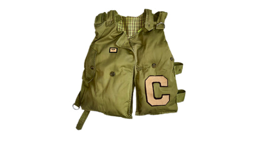 Trench Puffer Vest (Green)