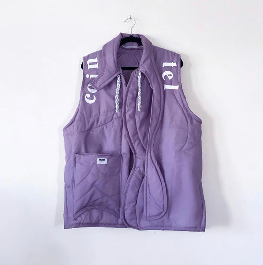 Lavender Puffer Vest